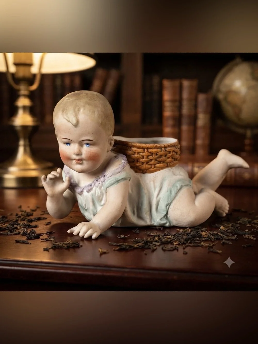 Vintage Ceramic Piano Baby Planter